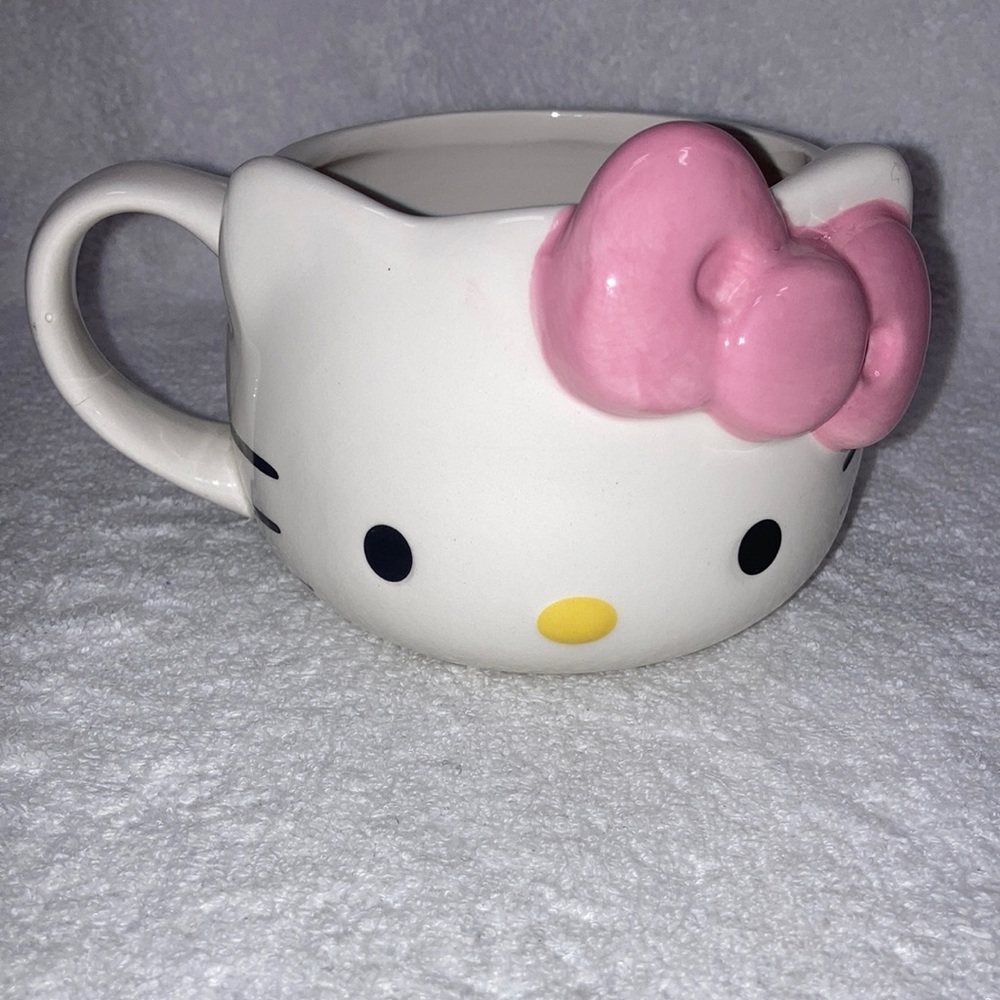 Sanrio hello kitty with pink bow 20 0z ceramic mug